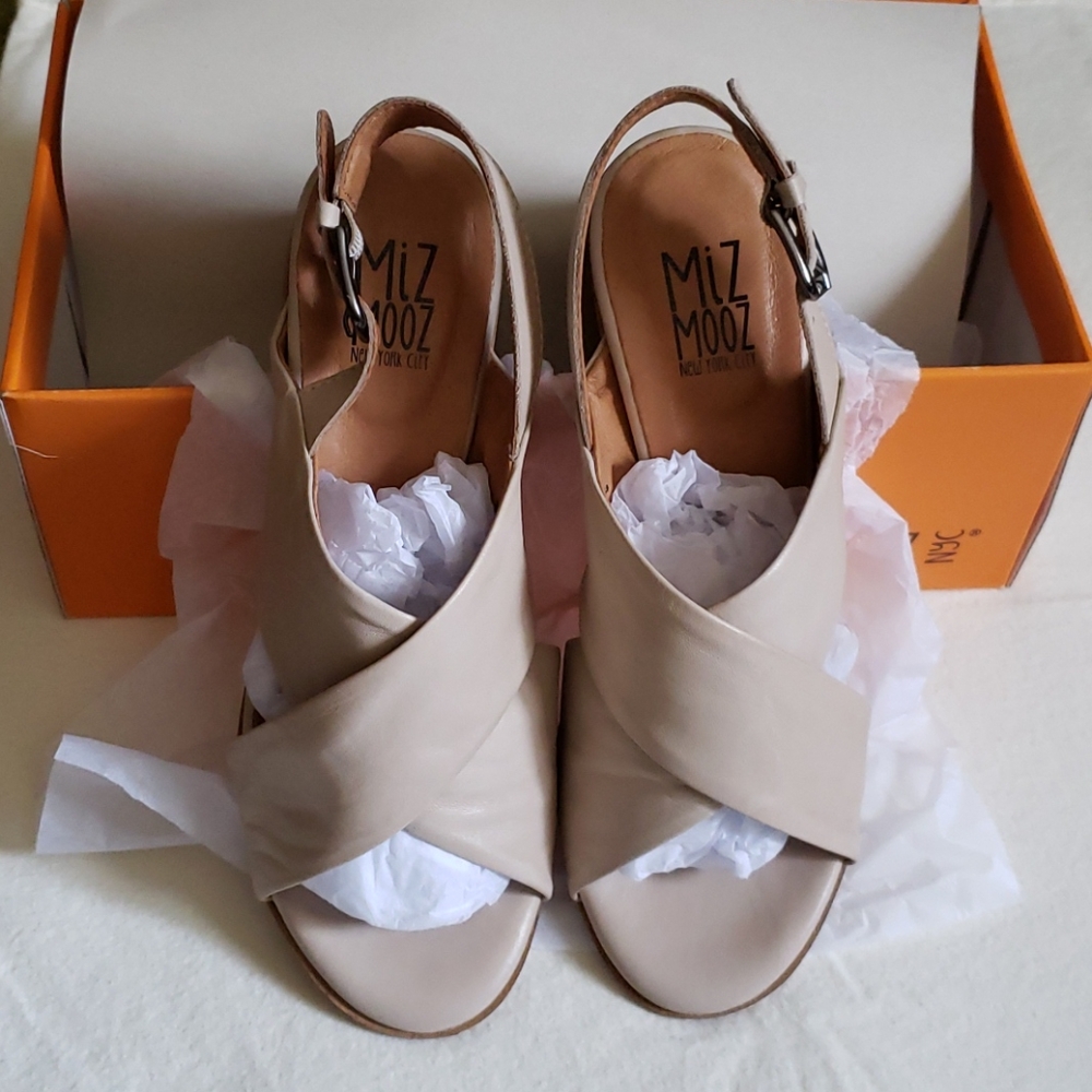 Miz Mooz Natasha Cream Sandal